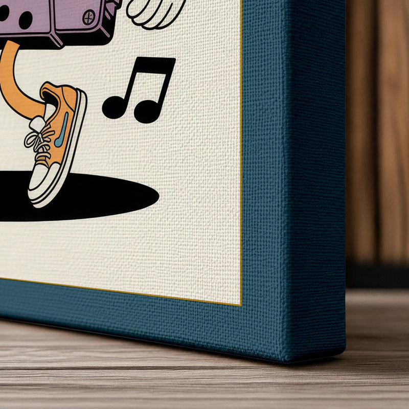 Print, 36x24 - 91.4 x 61.0 cm, Teal Border