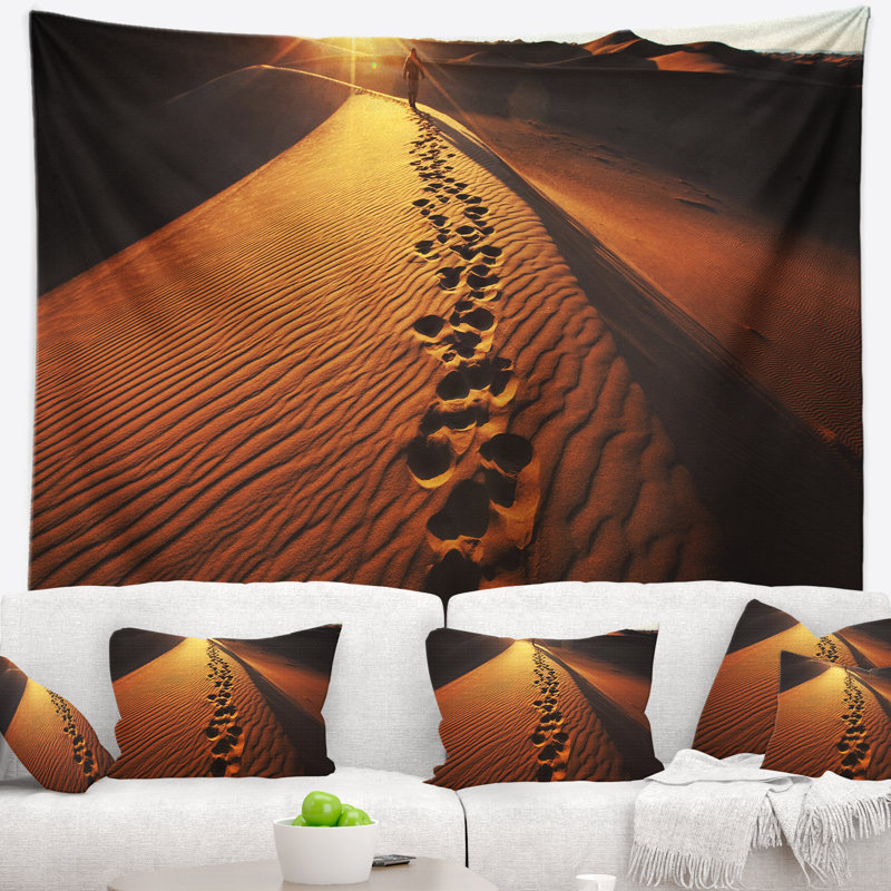 Tapisserie de namib hikers landscape, H 32 po x l 39 po