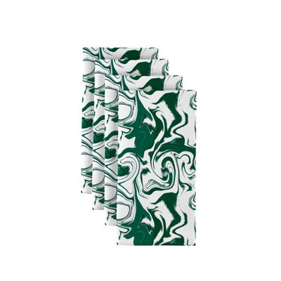 Polyester Abstract Square Napkin