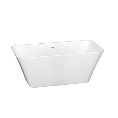 67'' x 30'' Freestanding Soaking Acrylic Bathtub