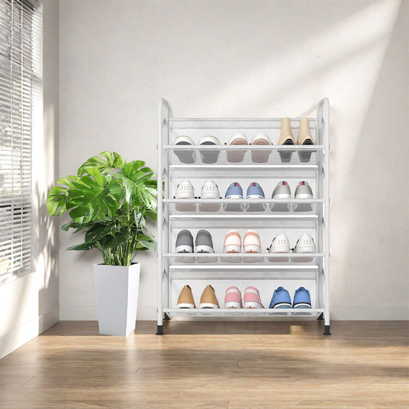 For Home, Entryway, Bedroom & Doorway，Shoe Rack, White