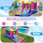 Château gonflable pour enfants avec glissade sans ventilateur