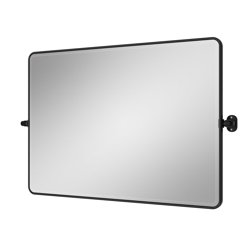 Miroir Parren, Noir mat, 30 po x 40 po