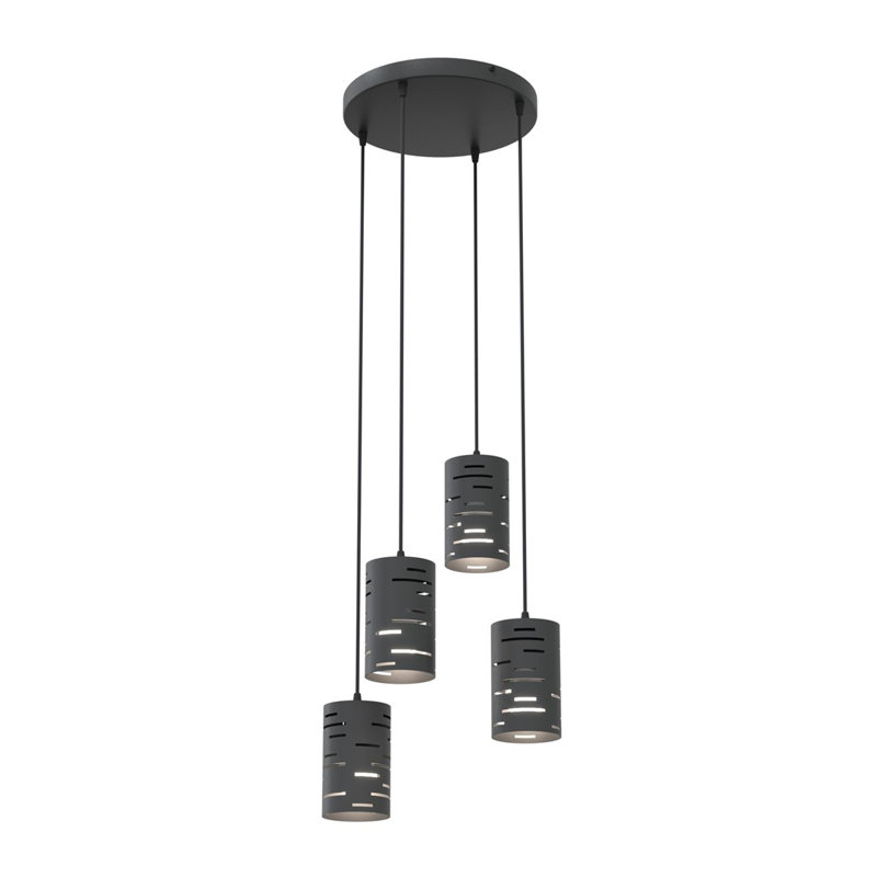 Searia 4 - Light Matte Black Pendant