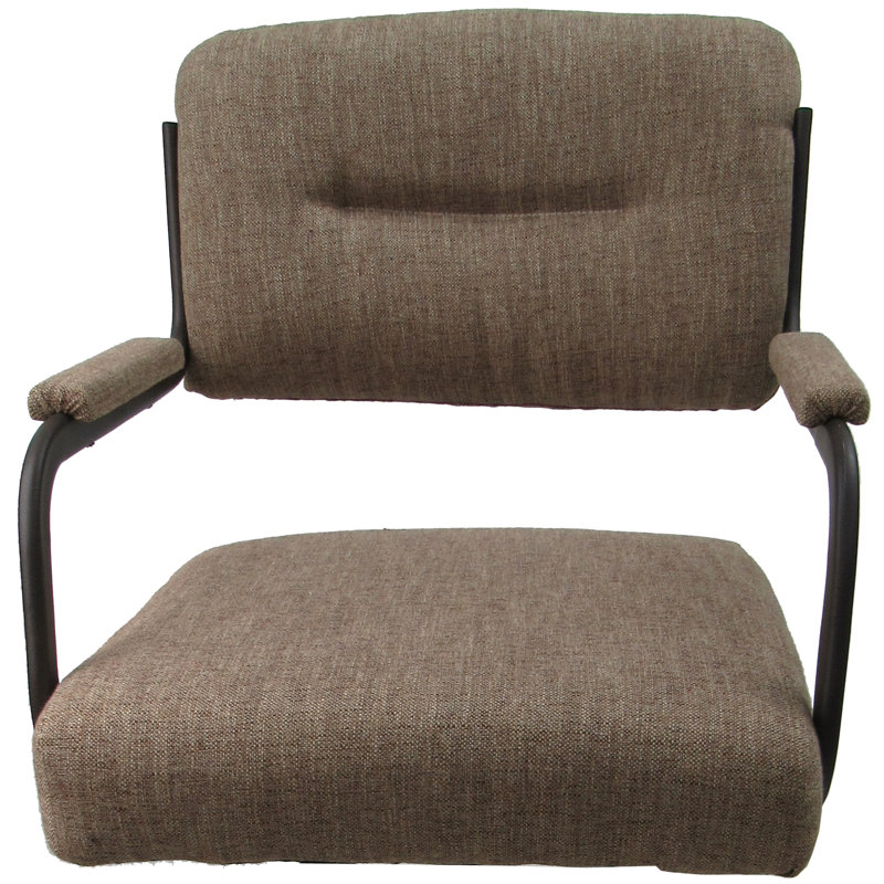Tabouret de bar pivotant 30 po Jomiah, Brun, Beige