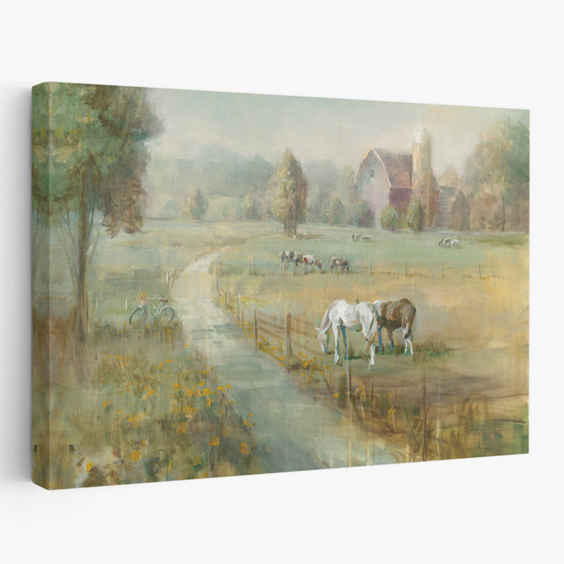 Modern Farmhouse Tranquil Farm, H 60 po x l 40 po