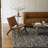 Kuester Borderless Traditonal Charcoal//Tan Wool Blend Area Rug-237141635