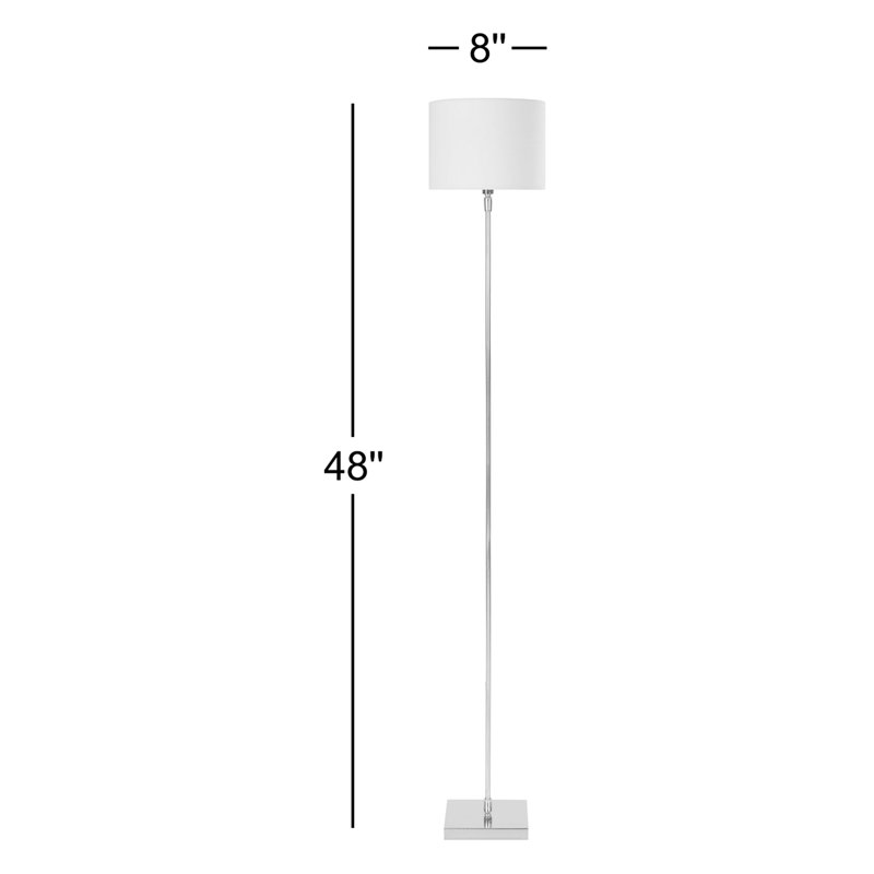Lampe sur pied 48 po Baldy, Turquoise