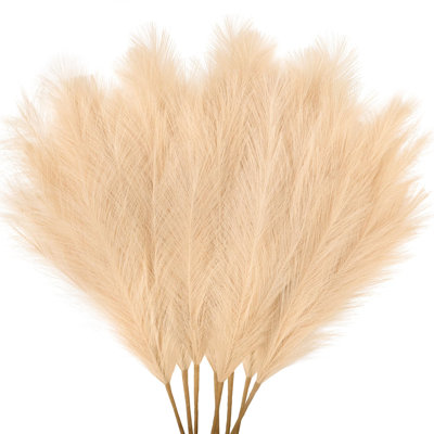 8pcs 40in Pampas Grass Tall Decor - Pompas Floral, Tall Pampas Grass for Floor Vases