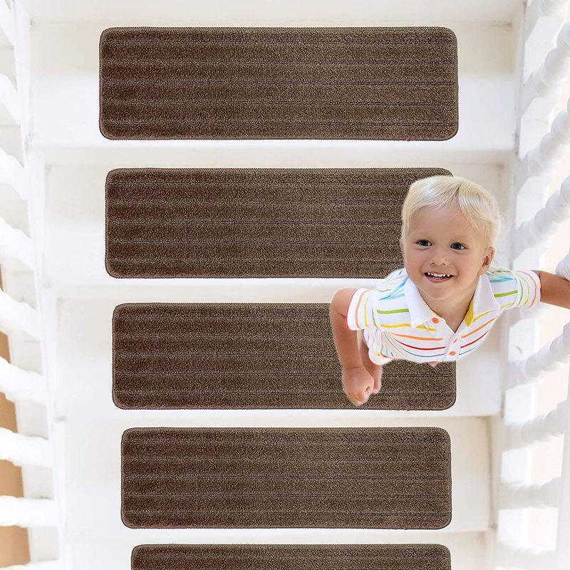 Cotrufello Non-Slip Stair Tread, Taupe