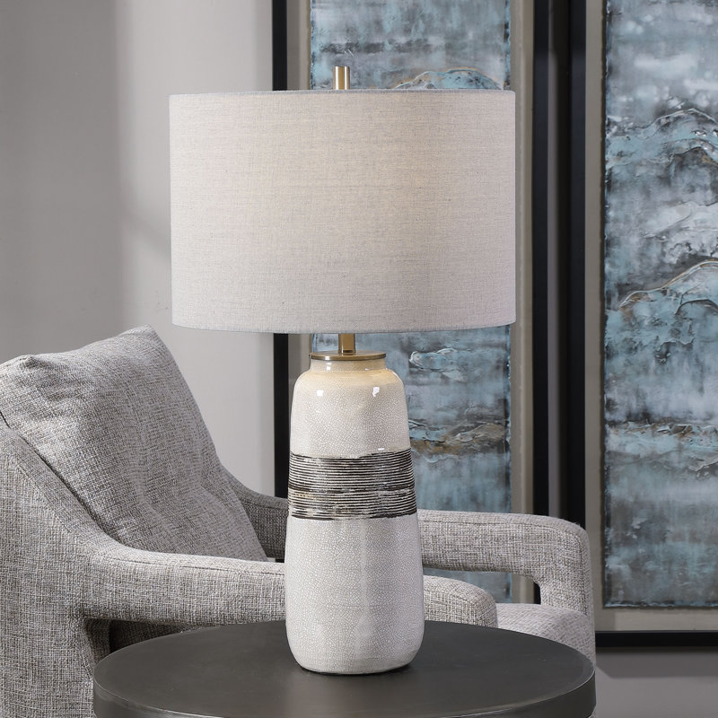Lampe de table blanc cassé 26,5" Stallworth