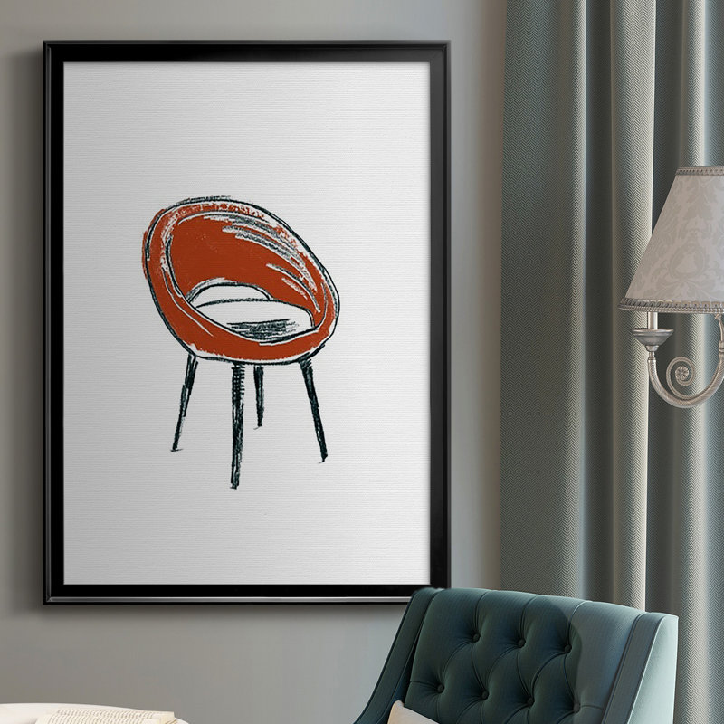 «Take A Seat V», reproduction encadrée de qualité supérieure - prête à être accrochée, H 42,5 po x l 30,5 po
