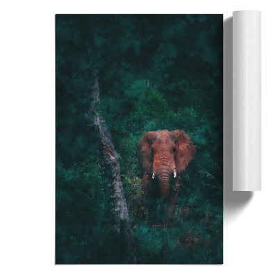 Elephant Painting - Frameless Print