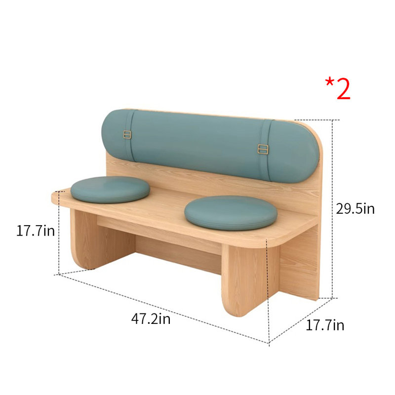 Banc rembourré en similicuir