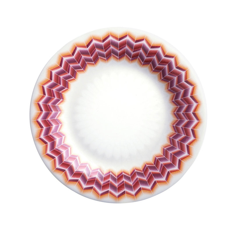 Missoni Bread And Butter Plate Zig Zag Jarris 148 Set 2 Pcs. Diam. 6", Jarris 156