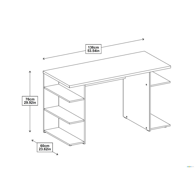 Bureau d'ordinateur The Rock