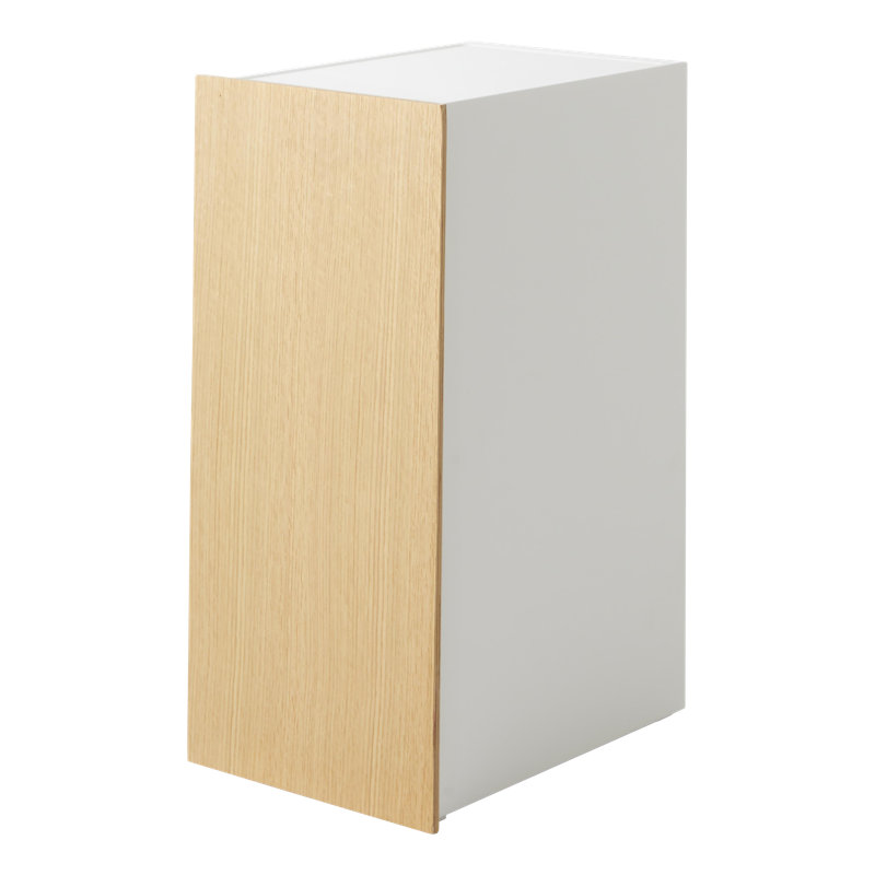Yamazaki Home Video Game Storage Cabinet, Steel, White/Natural