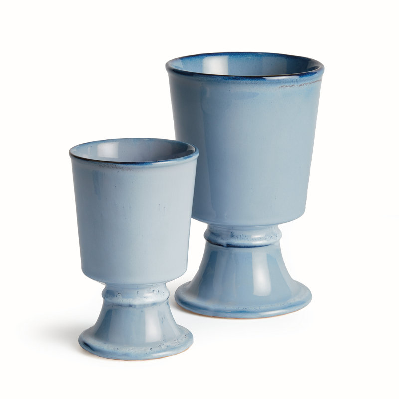 Cache pot Manderly, Bleu