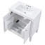 30" No Assembly Needed Bathroom Vanity With Ceramic Sink,Two Soft-Close Doors   Adjustable Shelf,Modern Farmhouse Style