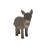Standing Donkey Looking Right Statue