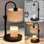 Bougie chauffe-lampe avec minuterie, chauffe-cire à hauteur réglable avec deux ampoules, décoration de maison, cadeaux pour femmes-43732445