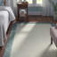 Tapis touffeté turquoise, gris et crème Samantha-17793714