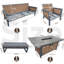 Patio Dining Set with Rectangular Table-131324033-131324039
