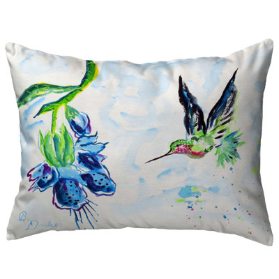  Coussin lombaire intérieur / extérieur Hovering Hummingbird
