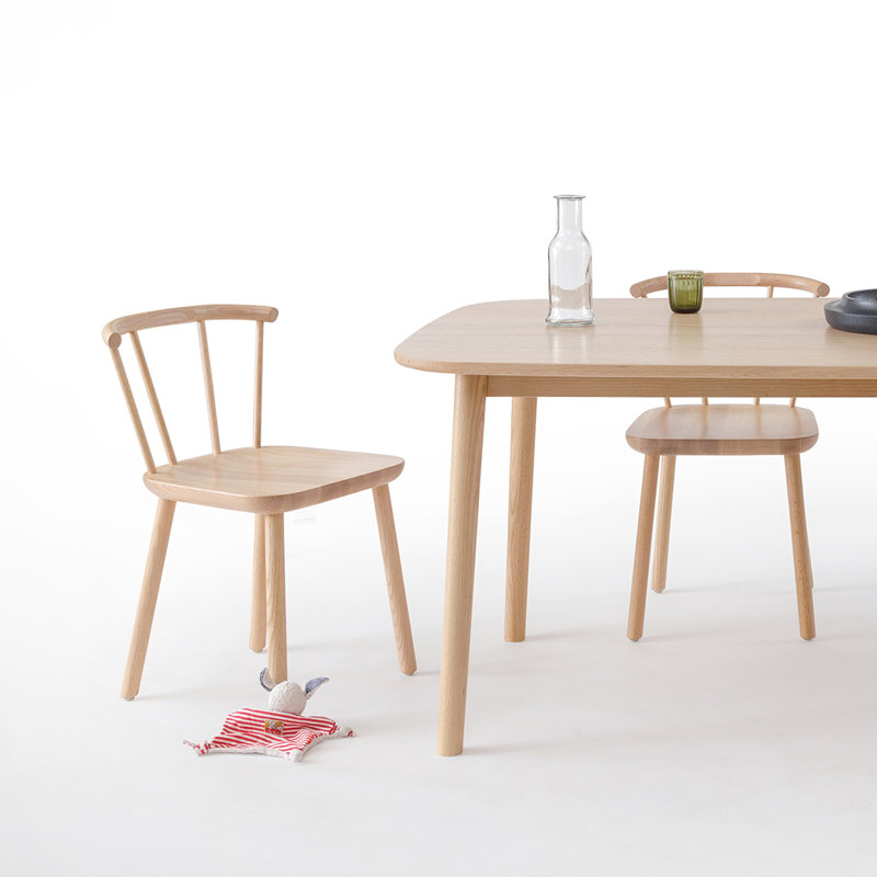 Studio Solid Wood Dining Chair, Oak Nature