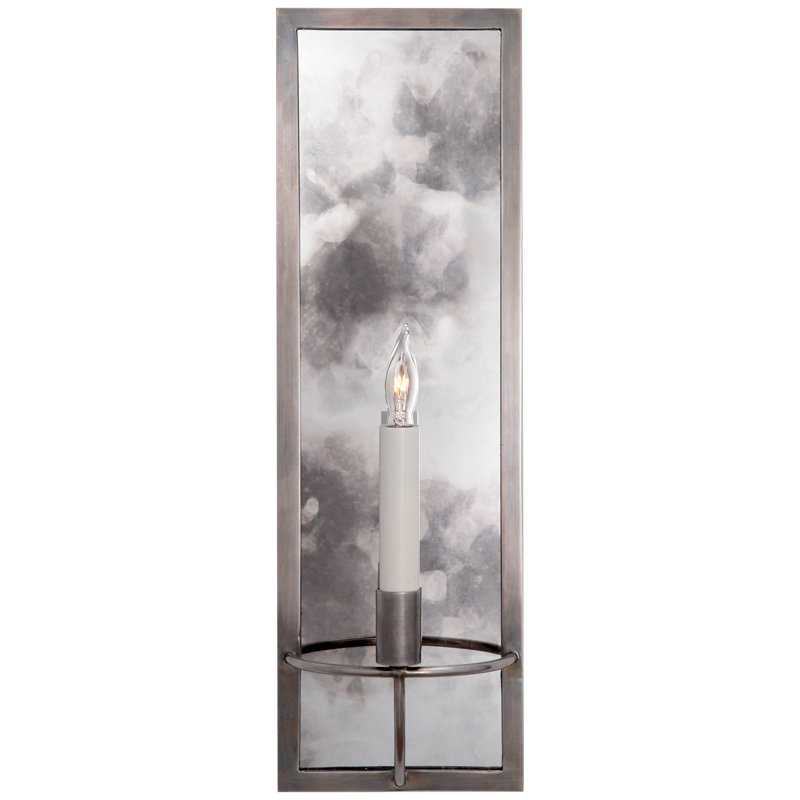Regent 1 - Light Candle Wall Light, Antique Nickel