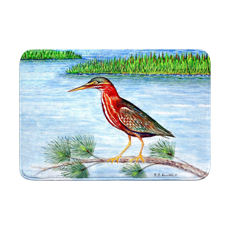 Tapis de bain Green Heron II, Simple - L 24 po x l 36 po