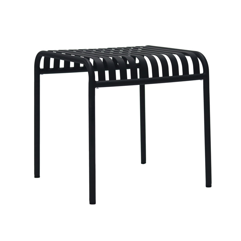 Winchester Outdoor Patio Side Table, Black, Black