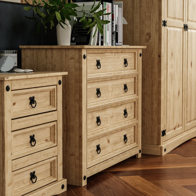Harold Solid Wood Piece Bedroom Set