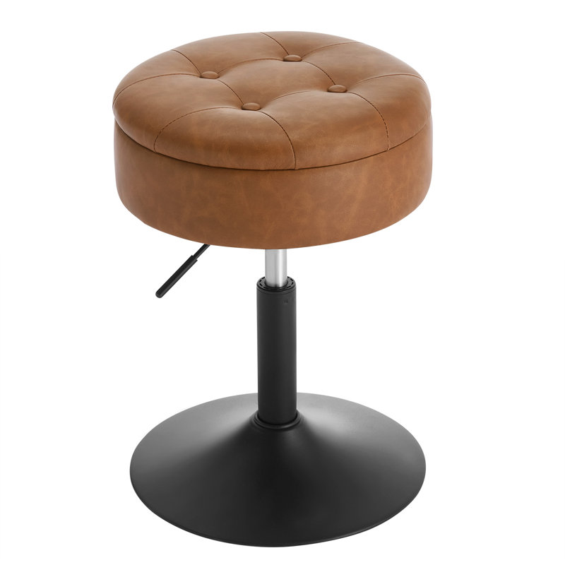 Manufactured Wood Accent Stool, Brown