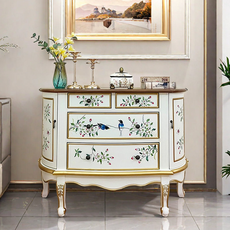 Armoire décorative en demi-cercle