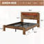 Base de lit plateforme en bois pour grand lit-410887664-410887666