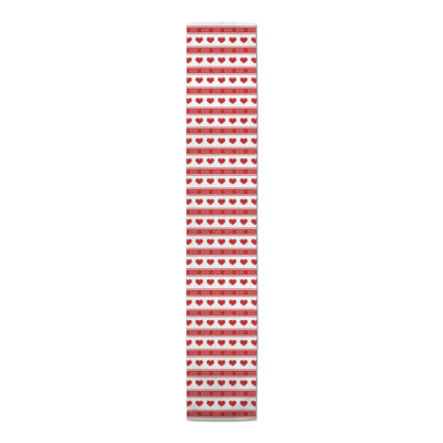 Striped 100% Cotton Wedding Table Runner