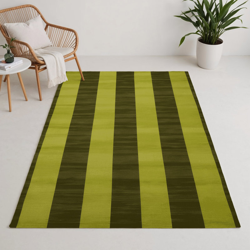 Tapis d'intérieur et d'extérieur à carreaux brun, Rectangulaire 3 pi x 5 pi