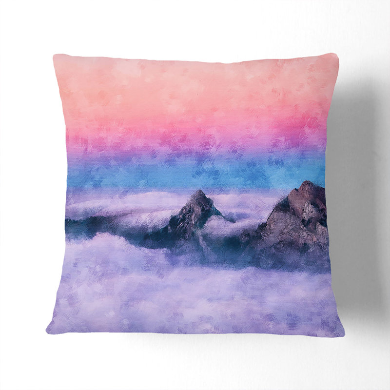 Square Throw Cushion, 40cm H x 40cm W x 15cm D