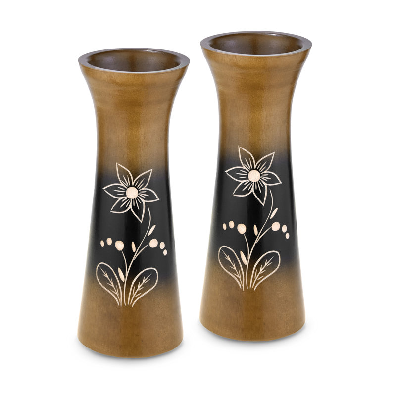 Handmade Wood Table Vase