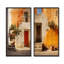 Italie, ensemble de 2 reproductions d'art mural maison-102583963-102583967