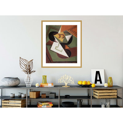 «The Fruit Bowl» par Juan Gris, impression giclée sur cadre