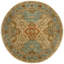 Oriental Hand Knotted Wool Beige, Blue and Rust Area Rug-17655469