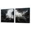 Northern Harmony Black Harmony - ensemble de 2 collages carrés de paysages abstraits-430865543-430865561