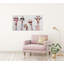 Curious Giraffe Family - No Frame Painting On Metall Folie-49517000