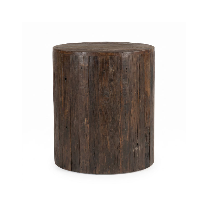 Mulvane Dark Brown One Drawer End Table