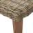 WOOD + WICKER OTTOMAN