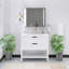 Meuble-lavabo simple 36 po avec plateau Anastajia-404009705