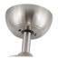 52-Inch Modern Indoor Ceiling Fan with Integrated LED Light, Brushed Nickel Finish, DC Motor, ABS and Plywood Blades