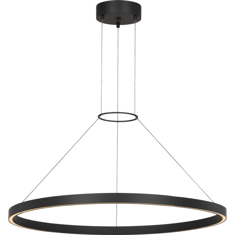 Fiama 36 Suspension, Matte Black
